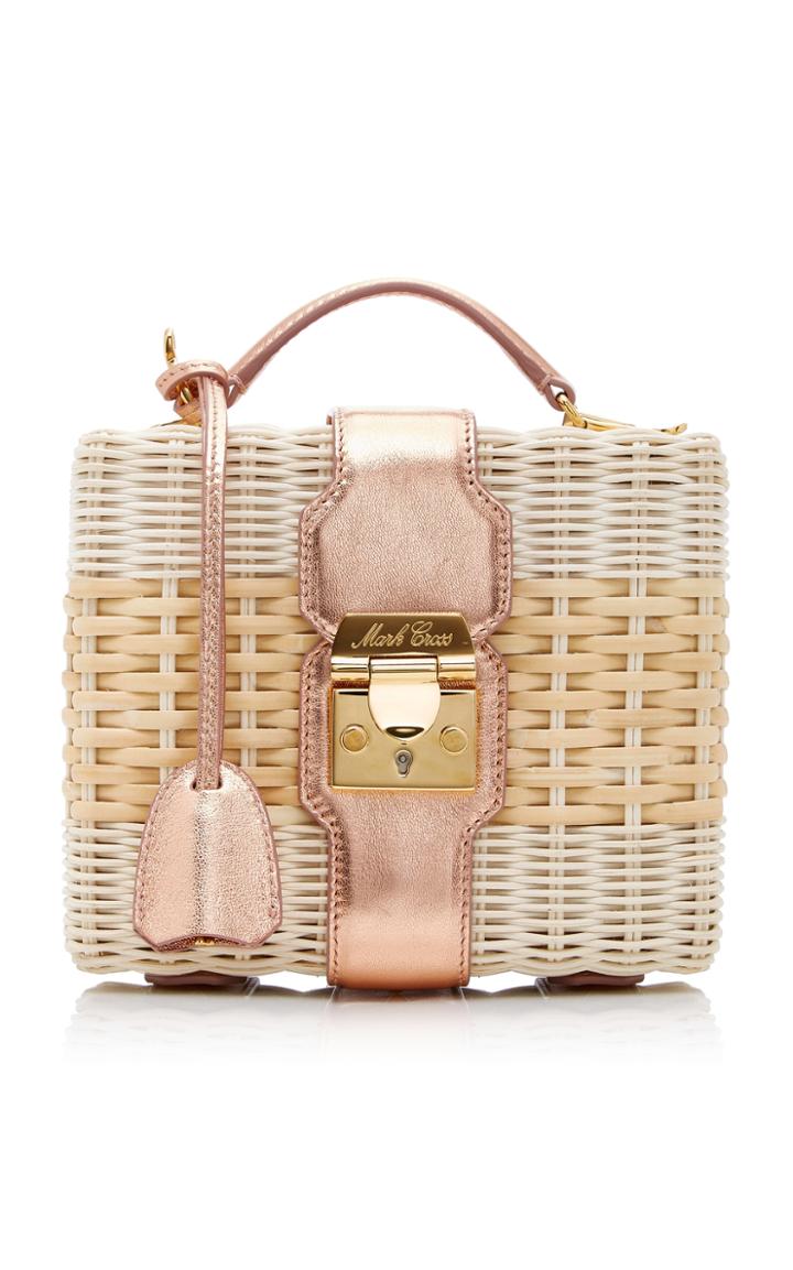 Mark Cross Harley Rattan Bag