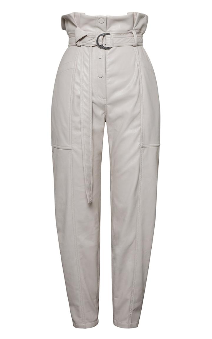 Moda Operandi Jonathan Simkhai Leela Faux Leather Paperbag-waist Trousers