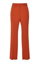 Victoria Beckham Virgin Wool Cropped Trousers