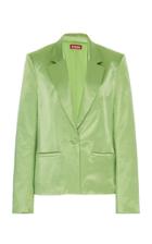 Moda Operandi Staud Madden Satin Blazer Size: S