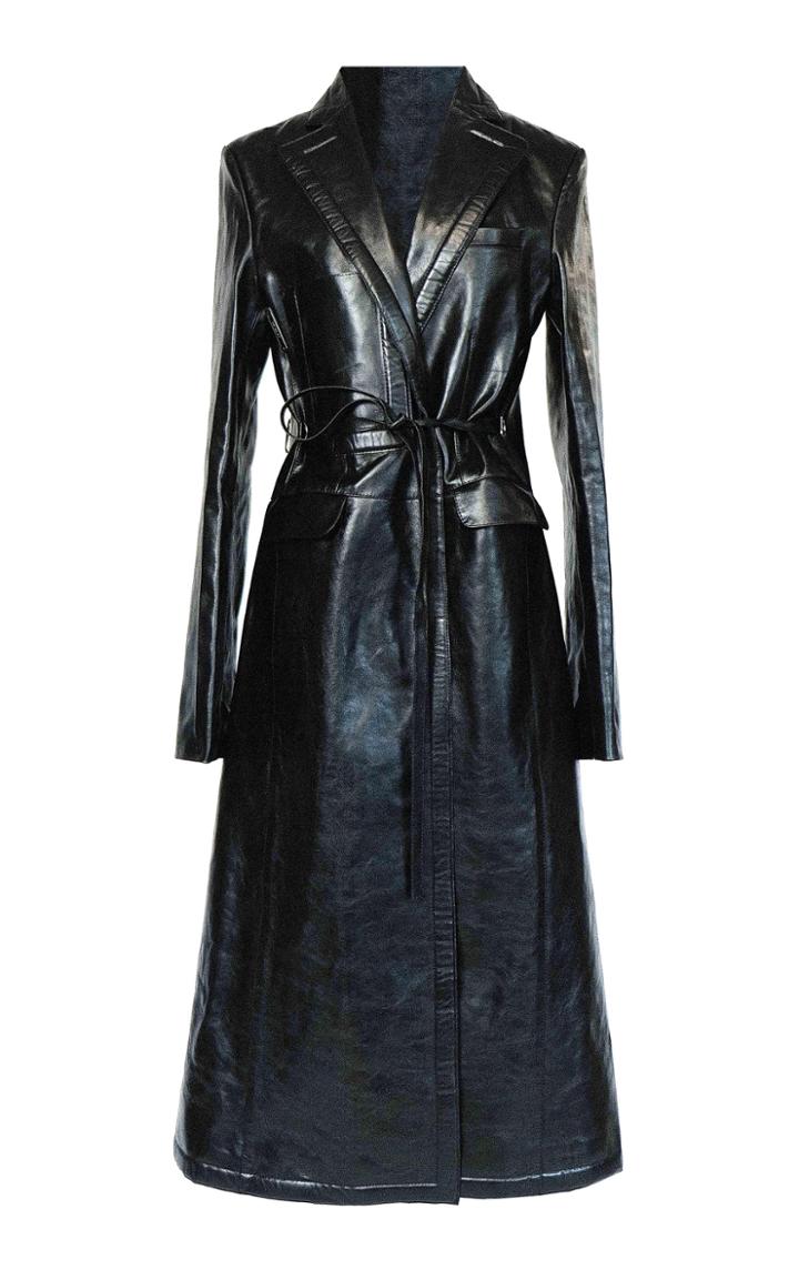 Moda Operandi Peter Do Everyday Belted Leather Coat