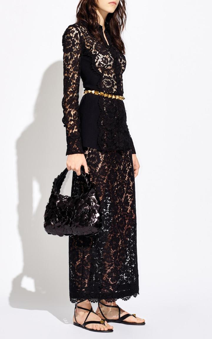 Moda Operandi Valentino Heavy Lace Shirt