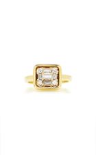 Mindi Mond 18k Yellow Gold And Diamond Ring