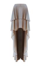 Mochi Zegna Asymmetric Ruffle Skirt