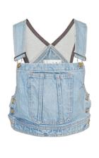 Tre By Natalie Ratabesi Aaliyah Cropped Denim Top
