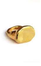 Moda Operandi Reggie Gold Plated Lava Ring