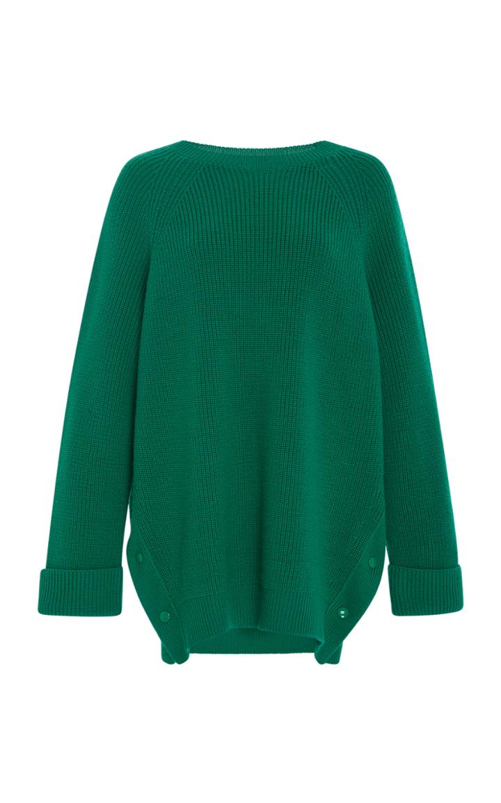 Red Valentino Sweater With Button Detail