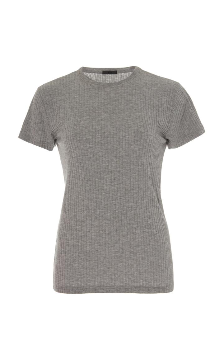 Atm Ribbed Stretch-micro Modal T-shirt