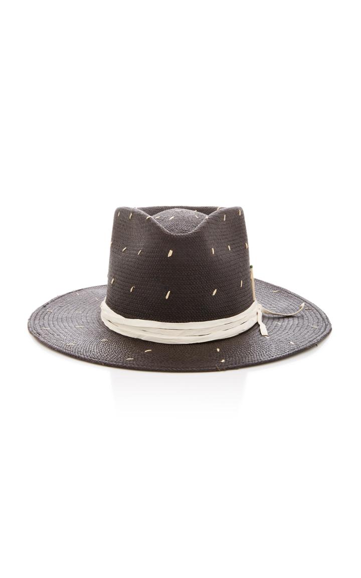 Nick Fouquet Rain Dog Ribbon-trimmed Straw Hat