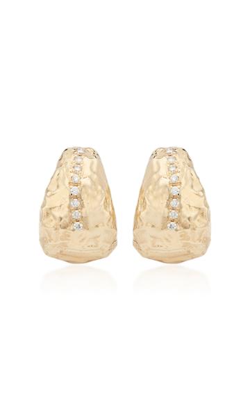 Fie Isolde X Veneda Carter V 14k Gold Diamond Earrings