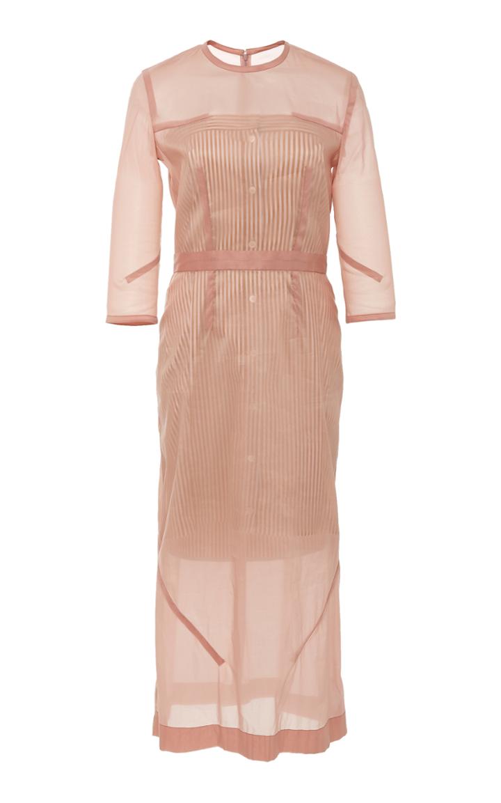 Victoria Beckham Stretch Organza Midi Dress