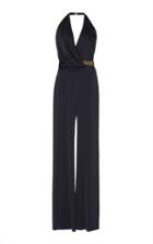 Jenny Packham Semira Twisted Halter Jumpsuit