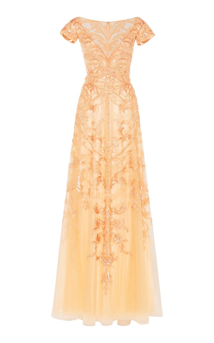 Moda Operandi Zuhair Murad Sequin-embellished Organza Gown Size: 32