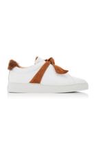 Alexandre Birman Clarita Fur-lined Leather Sneaker Size: 35