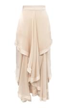 Kitx Silk Crme Liberty Draped Skirt