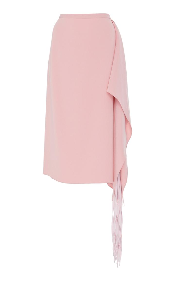Tibi Midi Fringe Skirt