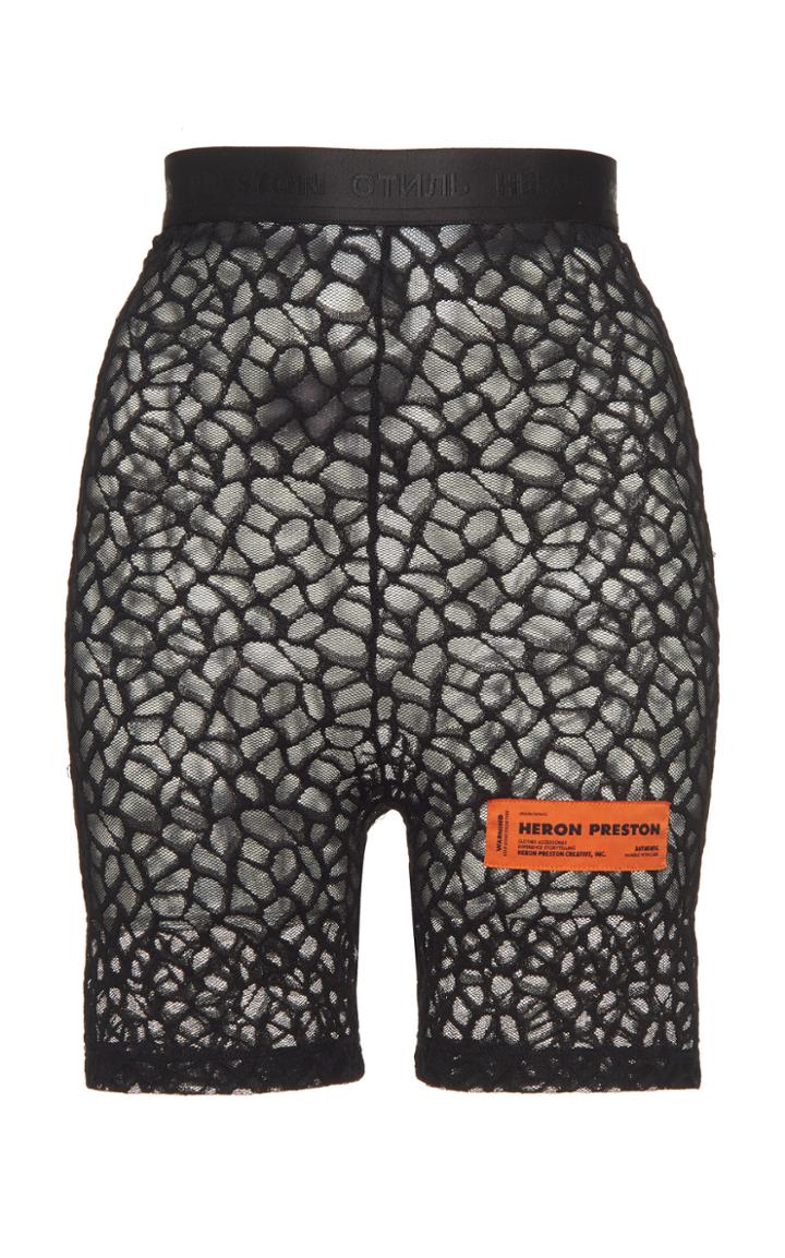 Heron Preston Lace Biker Shorts