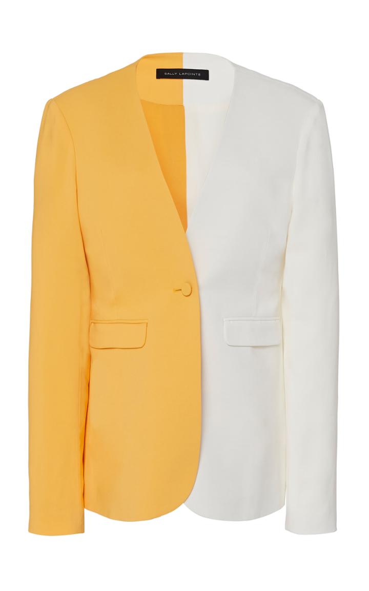 Moda Operandi Sally Lapointe Plunging V-neck Blazer Size: 2