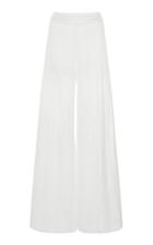 Moda Operandi White Story Nanna Cotton Wide-leg Pants Size: 8