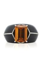 Fabio Salini One-of-a-kind Citrine Quartz And Carbon Fiber Bracelet