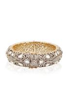 Sanjay Kasliwal Indorussian 14k Gold Silver And Diamond Bangle