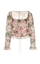 Atoir Cameron Floral-print Chiffon Blouse