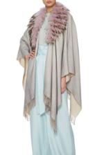 Ama Pure Cape With Racoon Trim