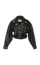 Rodarte Metallic Leather Jacket