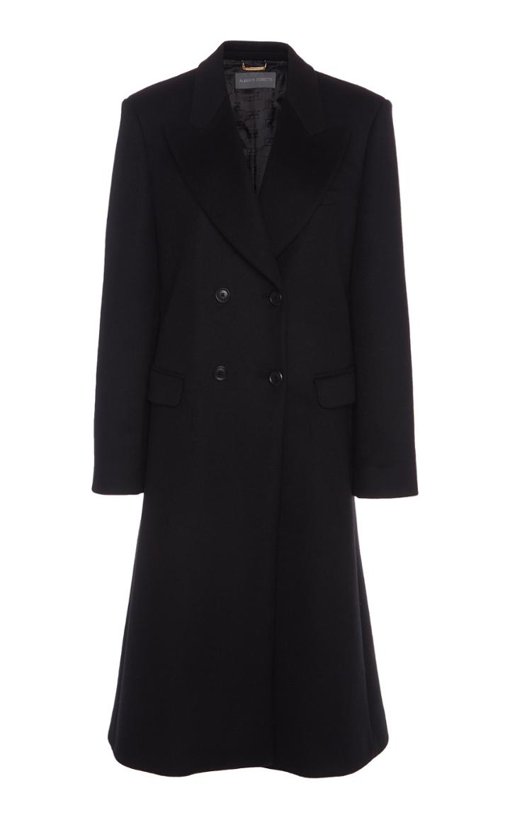 Moda Operandi Alberta Ferretti Double-breasted Wool-blend Coat
