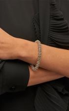 Ofira White Diamond & Yellow Sapphire Halo Disk Bracelet