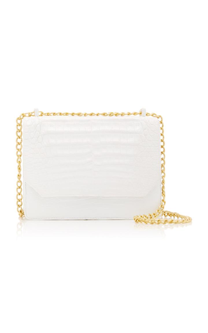 Moda Operandi Nancy Gonzalez Crocodile Chain Shoulder Bag