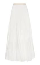Moda Operandi Andrew Gn Pliss Silk Midi Skirt