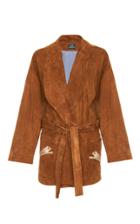 Alena Akhmadullina Suede Wrap Coat