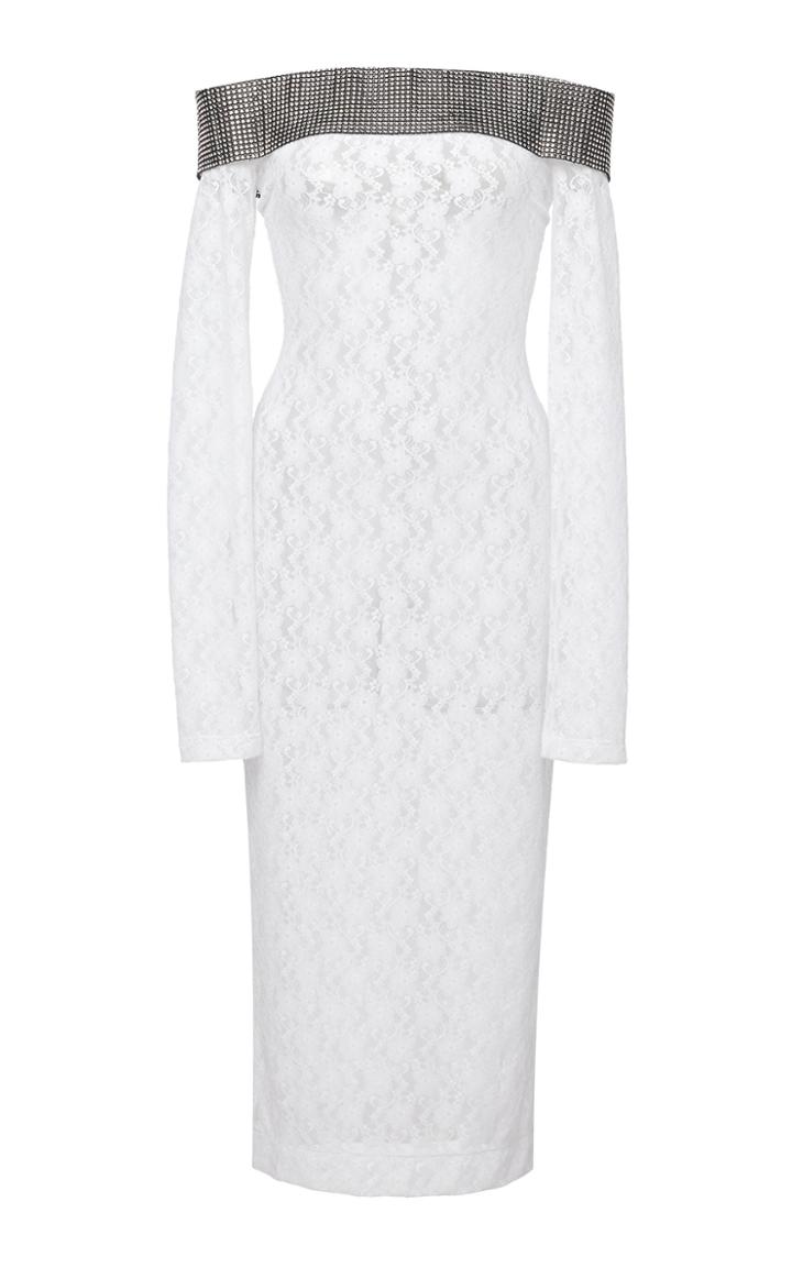 Christopher Kane Off-the-shoulder Lace Dress