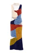 Rosetta Getty Patch Chenille Midi Dress
