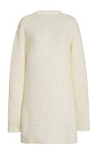 Moda Operandi Markarian Pearl-embellished Cashmere Sweater Dress
