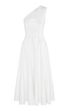 Alex Perry Steele One-shoulder Vinyl Midi Dress