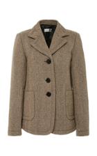 Wales Bonner Tweed Single-breasted Wool-blend Blazer Size: 40