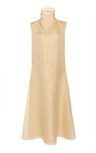 The Row Virginia Silk-chiffon Turtleneck Dress