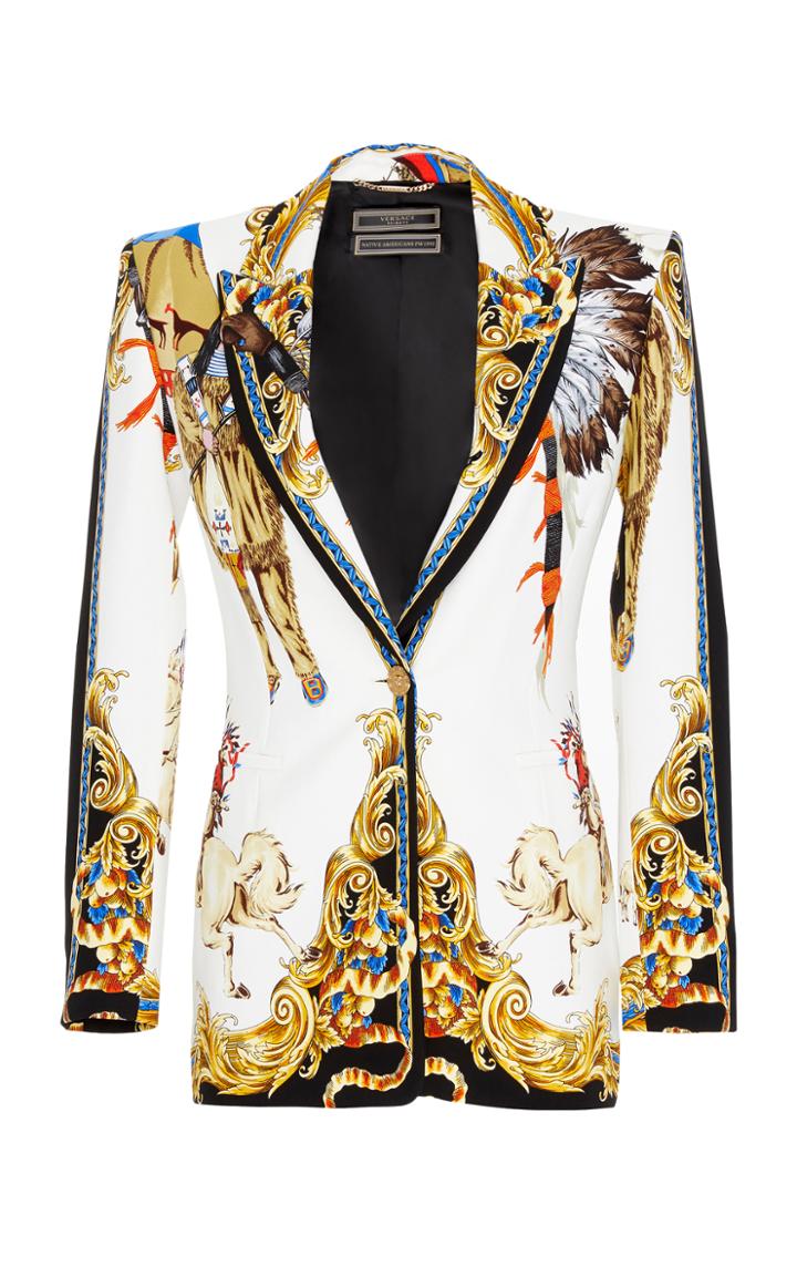Versace Printed Blazer