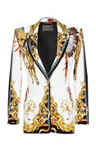 Versace Printed Blazer