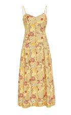 Moda Operandi Rebecca Vallance Sahara Buttoned Midi Dress Size: 8