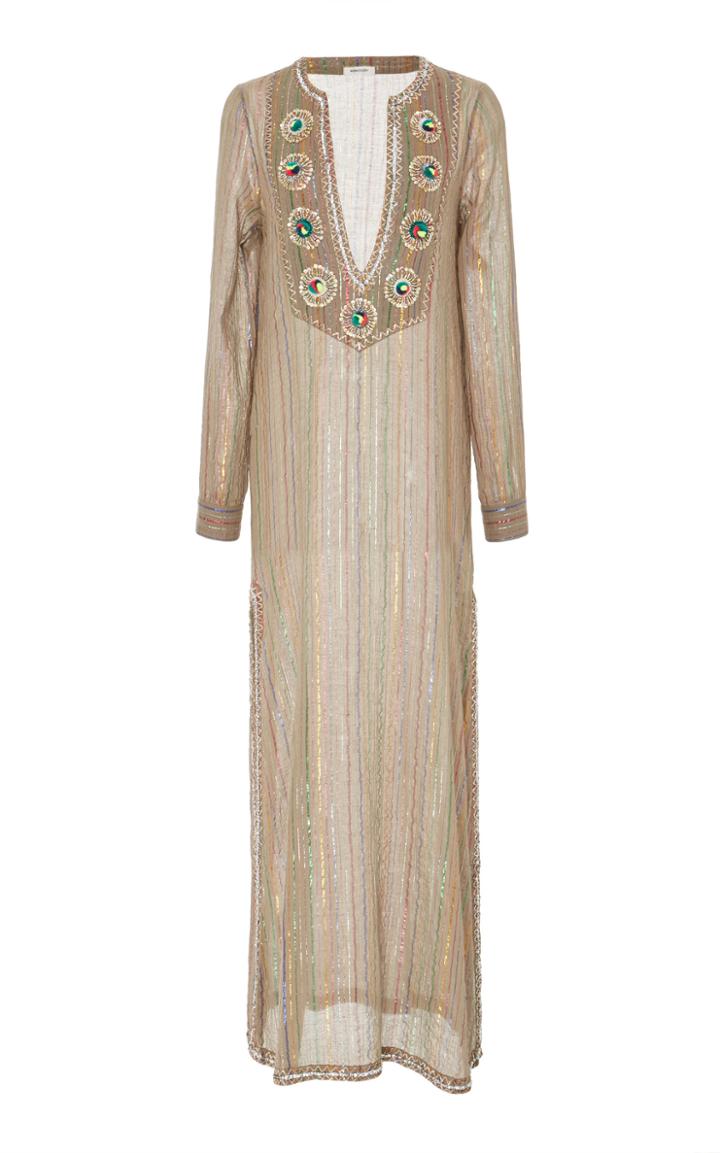 Manoush Rainbow Striped Maxi Dress