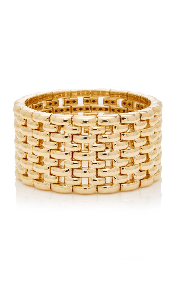 Sidney Garber Yellow Gold Mosaic Bracelet