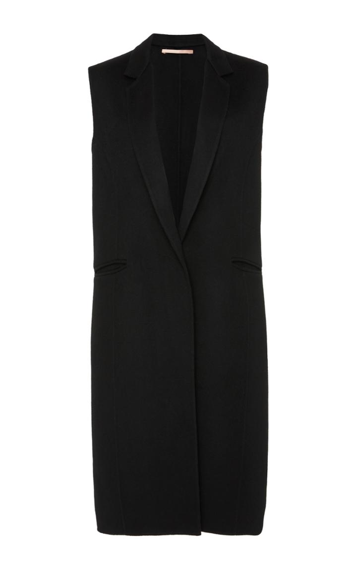 Summa Single-breasted Curved Seam Tailored Vest