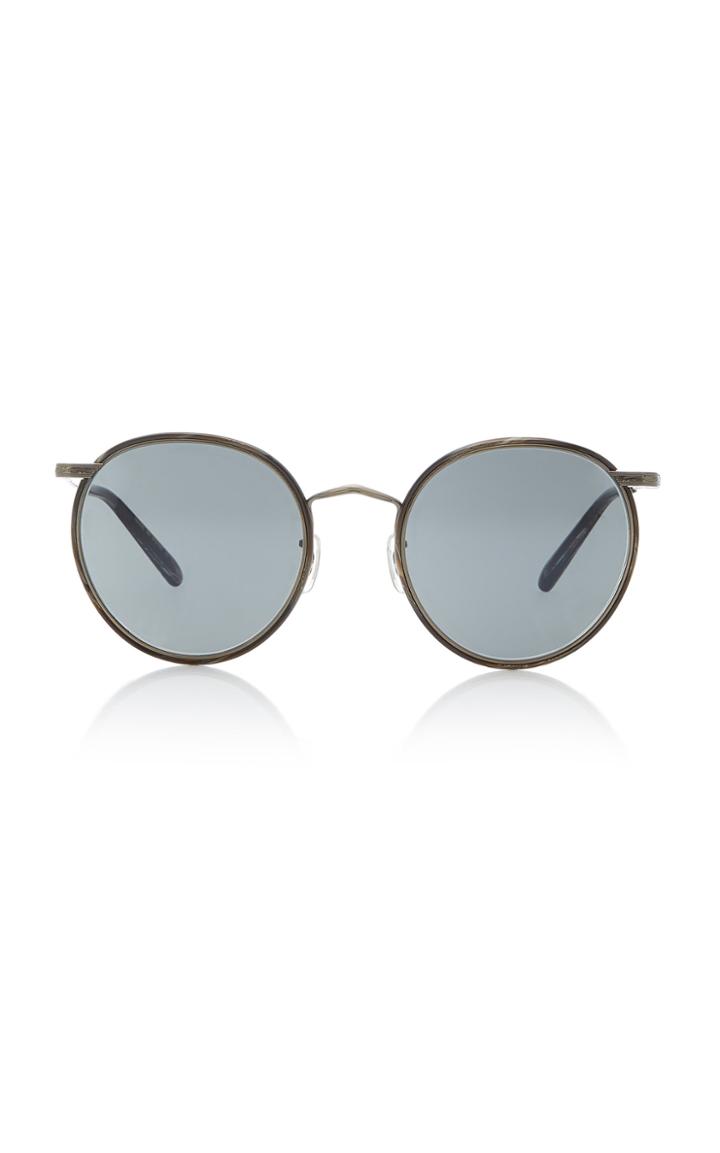 Oliver Peoples Casson Metal Round-frame Sunglasses