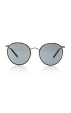 Oliver Peoples Casson Metal Round-frame Sunglasses