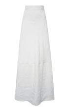 Miu Miu High-rise Linen Maxi Skirt
