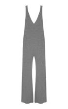 Madeleine Thompson Prospero Cashmere V-neck Jumpsuit