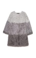 Pologeorgis The Cascade Lamb Collarless Coat